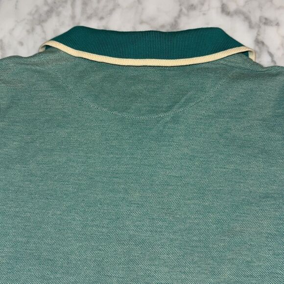 VILEBREQUIN BOYS GREEN TWO TONE POLO 8 - Picture 5 of 10